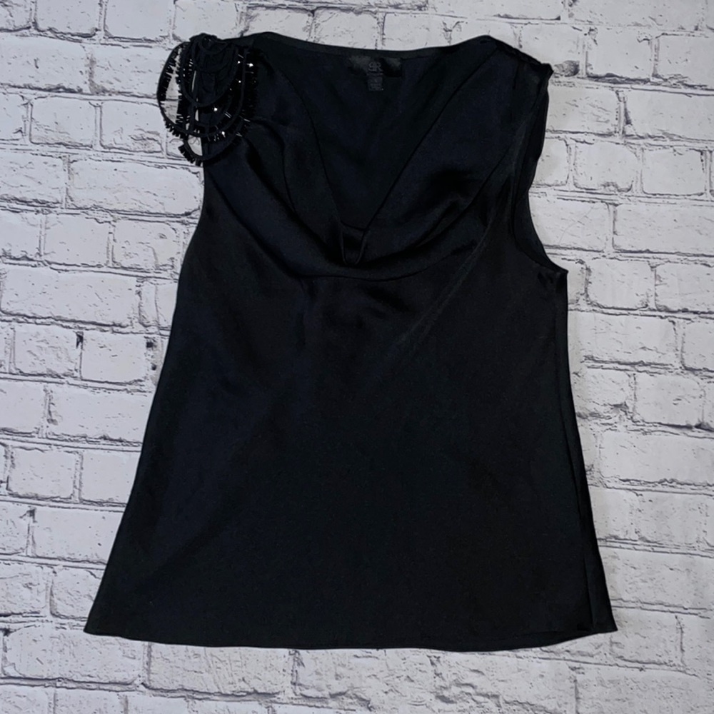 Banana Republic black sleeveless top size small